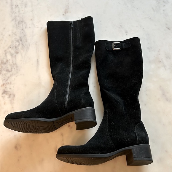 La Canadienne Black Suede Hannah Boot size 7 NWOT - Picture 5 of 15